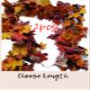 Fall Leaves Garland Set of 2  Autumn Leaf Decorations for Mantel, Fireplace, Table, Doorway, Thanksgiving or Fall Wedding  Artificial Leaf Strands for Rustic Seasonal Home Dcor view 1
