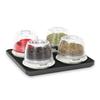 FinaMill Slate Quartet Stackable Tray  Spice Rack for 4 FinaMill Pods, Durable Kitchen Organizer for Spice Grinder, BPA-Free, Easy to Clean, Keep Spices Neat & Accessible, Home and Kitchen Gift Ideas view 2