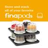 FinaMill Slate Quartet Stackable Tray  Spice Rack for 4 FinaMill Pods, Durable Kitchen Organizer for Spice Grinder, BPA-Free, Easy to Clean, Keep Spices Neat & Accessible, Home and Kitchen Gift Ideas view 3