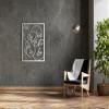 VAILLA Wall Art Decor Minimalist Abstract Woman Face Wall Decoration Wooden Modern 3D Sculptures Line Drawing Wall Art Decor Female Single Line Home Hanging for Bedroom Kitchen Bathroom Living Room (Line Art 10) view 4