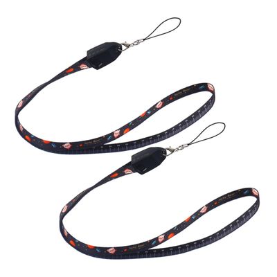2pcs Lanyard Charging Cable Charging Cables Portable Data Line Keychain Whistle Usb Type c Cable Stamp Drum Refillable Leather Journal Fast Charging Line Cell Phone/515