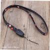 2pcs Lanyard Charging Cable Charging Cables Portable Data Line Keychain Whistle Usb Type c Cable Stamp Drum Refillable Leather Journal Fast Charging Line Cell Phone/515 view 3