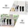 Display Stand Headband Show Rack Headpiece Rack Organizer Hairband Holder Hairband Headpiece Display Rack Hair Hoops Stand Hair Hoops Display Rack Headgear Hair Accessories Acrylic/523 view 3
