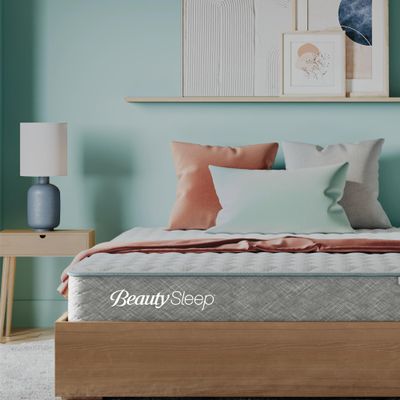 Beauty Sleep Midnight Slumber Medium 12" Full Hybrid Mattress in a Box, Cooling, Breathable, and Pressure Relieving - 100 Night Trial, CertiPUR-US Certified and 10 Year Limited Warranty