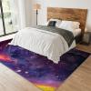 Abstract Gradient Starry Sky Area Rug, Fascinating Milky Way Non Slip Carpet, Fade Resistant Easy Clean Rug for Living Room Bedroom Children's Room Dormitory Decor Floor Mat - 4 ft x 6 ft view 3