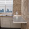 Folding Wall Table Kitchen Wall Mounted Tables Fold-Down Work Table Compact Small Space Dining Table, Breakfast Bar Table, Space Saving Workstation, 60x40cm 70x40cm 80x40cm view 1