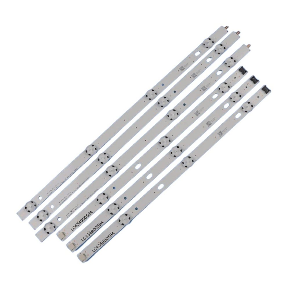 AZJSCNBE LED Backlight Strip Fit for LG 43UK6400 43uk6090 43UK6200 43UK6300 LC43490086A 3PCM00789A 303LG430003 LC43490089A