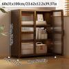 BRCYKRWY Acrylic Display Cabinet Display Cabinets for Collectibles Living Room Display Cabinets Storage Shelves with Acrylic Glass Door for Home,Office,Collectibles,Pantry,Large Capacity view 2