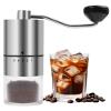 Rsoilch Manual Coffee Grinder With Ceramics Burr For Espresso,French Press,5 Adjustable Settings,Hand Maker with Built-In Burr,For Home Use and Camping Travel,Coffee Bean Grinders With Hand Crank view 1