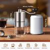 Rsoilch Manual Coffee Grinder With Ceramics Burr For Espresso,French Press,5 Adjustable Settings,Hand Maker with Built-In Burr,For Home Use and Camping Travel,Coffee Bean Grinders With Hand Crank view 3