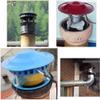 HEQIM Professional Chimney Duct Extractor 80W Chimney Fan Induced Draft Fan Exhaust Fan for Household Exhaust Smoke Dust Induced Draft Fan Home Stove view 4