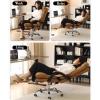 Office Products Company Computer Chair Business Boss Office Chair Home Backrest Comfortable Leisure Chair Dormitory Sofa Study Chair with Footrest(Grey) view 3