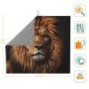 WHJWZY The Lion's Gaze Printed Kitchen countertop absorbent pads Drying Mat for Kitchen Made of sponge Water absorbent 18 x 16 in view 3