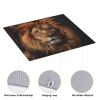 WHJWZY The Lion's Gaze Printed Kitchen countertop absorbent pads Drying Mat for Kitchen Made of sponge Water absorbent 18 x 16 in view 4
