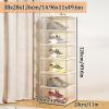 BRCYKRWY Display Cabinets For Collectibles Acrylic Display Cabinet Large Capacity Collectibles Toy Organizers Rack Bookshelf Showcase For Living Room For Collectibles,Curio Cabinets Action Anime Figur view 2