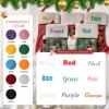 Custom Christmas Stockings, Personalized Christmas Stockings with Names, Featuring Santa, Snowman, Reindeer, Elf, Penguin Designs for Stairs Xmas Home Decor and Fireplace Hanging (4 pcs) view 3
