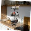 LABRIMP 1set Rotating Spice Rack Organizer Space-saving Turntable Storage Container for Kitchen Counter Easy Access Spice Holder Height Finish view 2