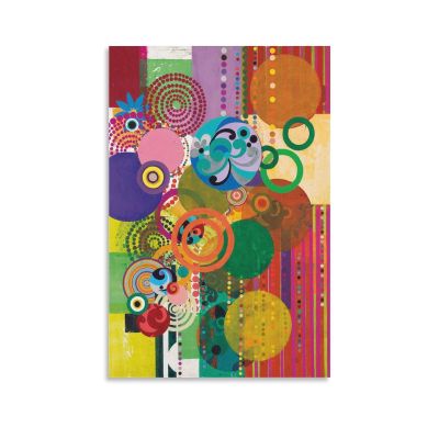 BAIKAI Beatriz Milhazes Sampa Art Poster Painting Picture Print Wall Art Poster Painting Canvas Posters Artworks Gift Idea Room Aesthetic 08x12inch(20x30cm)