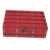 1pc Retro Storage Box Jewelry Container Books Storage Case Storage Bins Travel Decor Versatile Container Storage Organizer Book Container Desktop Shell Metal Red/175 view 1