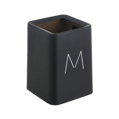 WAVEPEAK Indoor Trash cans Circular Cylinder Plastic Trash can Modern Minimalist Trash can Home Trash can not Cover 3 Colors (8L / 2.1 Gallon, 12L / 3.1 Gallon) Indoor Garbage cans(Black-L Size)