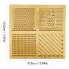 4 Patterns Brass Ice Tray Brass Ice Cube Stamp Craft Modern Ice Molds Cube Stamping Plate for Whiskey Cocktails Stamp in 5 Seconds view 2