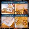 4 Patterns Brass Ice Tray Brass Ice Cube Stamp Craft Modern Ice Molds Cube Stamping Plate for Whiskey Cocktails Stamp in 5 Seconds view 3