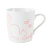 Mino ware Japanese Ceramics Mug Cup Light Weight Wire Art Cat made in Japan (Japan Import) (Red) AKM006 view 1