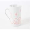 Mino ware Japanese Ceramics Mug Cup Light Weight Wire Art Cat made in Japan (Japan Import) (Red) AKM006 view 3