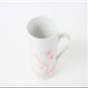 Mino ware Japanese Ceramics Mug Cup Light Weight Wire Art Cat made in Japan (Japan Import) (Red) AKM006 view 4