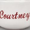 Custom Soup Mug, Crafted With 100% Durable Ceramic, Microwave Safe, White Design, Burgundy Font  Can Hold Up To 22 oz view 3