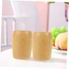 SHOWERORO 2pcs Box Bamboo Toothpick Holder Dispenser Applicator for Restaurant Home Use view 2