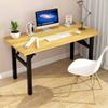 BABETRUE Deask Modern Simple Computer Desk Home Office Desk Simple Study Table Bedroom Foldable Desk Writing Desk Workstation Escritorios para Oficina(A,100cm) view 2