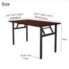 BABETRUE Deask Modern Simple Computer Desk Home Office Desk Simple Study Table Bedroom Foldable Desk Writing Desk Workstation Escritorios para Oficina(A,100cm) view 3
