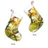 KIROJA Tropical Bird of Paradise Christmas Stocking-Xmas Hanging Socks,Soft Plush Cuffs Stockings for Holiday Party Decor Stocking view 3