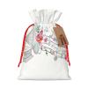 UIANG Music Halloween Candy Bags with Drawstring, Style Gramophone Record Player, Trick or Treating Bags, Halloween Goodie Bags for Kids Halloween Party Favors Supplies,Grey Pink - M view 1