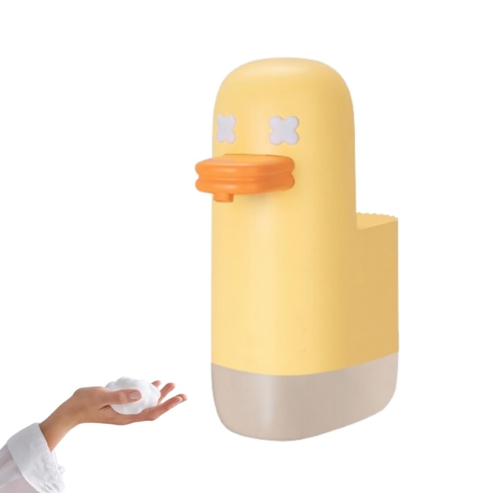 Automatic Soap Dispenser, Cute Foam Soap Dispenser Duck Shape Touchless Foaming Soap Dispenser USB Rechargeable Smart Hand Soap Dispenser