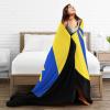 Us 65th Cavalry Division Throw Blanket 50"x40" Soft Cozy Blanket for Bed Sofa Couch Camping and Travel view 4