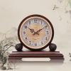 Mantel Clocks Wood with Westminster Chime Solid Wood Decorative Chiming Mantel Clock Battery Operated for Living Room Decor with Chimes view 4