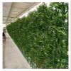 3 4 5 6 6.5 7 ft Tall Artificial Bamboo Stalks with Leaves - Large Faux Bamboo Silk Fake Plants Trees Patio Privacy Screen Fence DIY Decor, Indoor Outdoor Room Divider Greenery Wall(20 Bamboos,1.8m/5. view 1