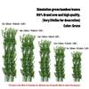 3 4 5 6 6.5 7 ft Tall Artificial Bamboo Stalks with Leaves - Large Faux Bamboo Silk Fake Plants Trees Patio Privacy Screen Fence DIY Decor, Indoor Outdoor Room Divider Greenery Wall(5 Bamboo,1.5m/4.9f view 4
