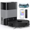 FIXR Robot Vacuum and Mop Combo, Self-Emptying, 60-Day Capacity, Schedule, 180mins Runtime, Home Mapping, Wi-Fi/App/Alexa/Remote, Robotic Vacuum Cleaner for Pet, Hard Floors, Carpet view 1