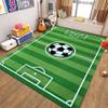 YJDRUG Football Rug for Boys Room5x7ft,Non Slip Football Field Rug,Playmat Area Rugs for Kids Roomsfor Living Dinning Room Bedroom Kitchen Hallway Office Modern Home Decorative view 3