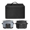 Cooker Dust Cover Heavy Duty Waterproof and Dustproof Multi-Purpose Cooker Cover Compatible with Ninja MC1001 Foodi Possible Cooker PRO 8.5-Quart Slow Cooker Oven Safe Black view 1