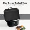 Cooker Dust Cover Heavy Duty Waterproof and Dustproof Multi-Purpose Cooker Cover Compatible with Ninja MC1001 Foodi Possible Cooker PRO 8.5-Quart Slow Cooker Oven Safe Black view 4