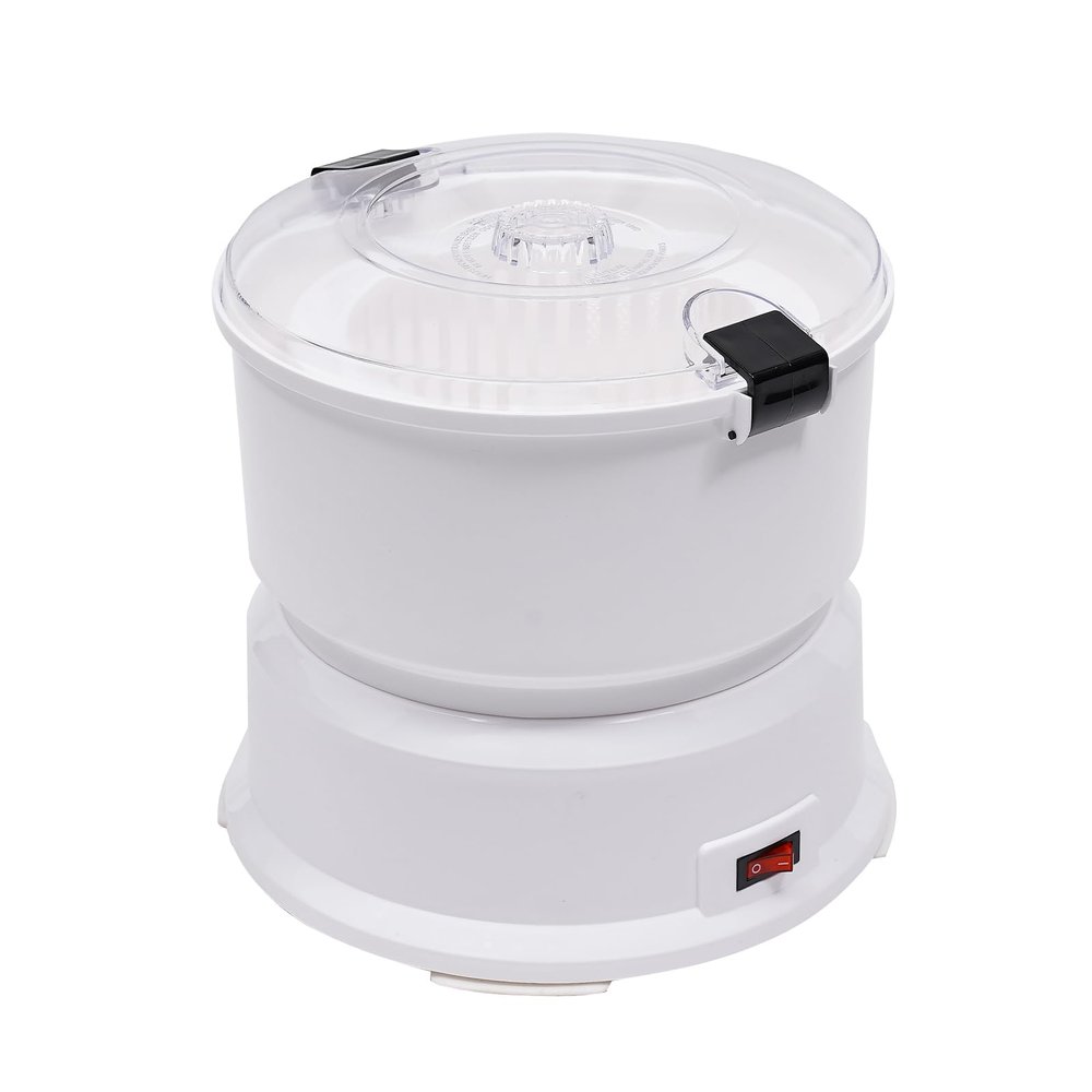Electric Potato Peeler Machine, 85W Automatic Potato Peeling Machine 2-in-1 Electric Potato Peeler Portable Potato Peeler Spinner for Household Home Kitchen Restaurant Use 2.2 lbs Capacity (AOT-P01)