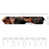 Cute Wiener Sausage Dog Table Runner for Home Kitchen Dining Table Decoration Tablecloth Farmhouse Table Cloth Table Cover for Kitchen Dining Room Living Room 70.1x12.9 Inch view 2