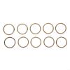 12Pcs White Hanging Room Divider, Hollow Room Divider Screen, Hanging Panel Curtain Partitions DIY Art Decor, Decorative Flower Design(iron for RING) view 3