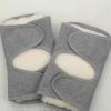 HDNSAUD Winter Protective Knee Pads 2pcs Winter Outdoor Sports Warm Lengthened Knee Pads Protector Protective Elastic Wool Thermal Plush Kneepad Kneecap Kneelet(Black,XL) view 4