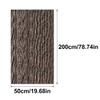 Gumney Simulation Tree Bark, 19.68 x 78.74 inch Artificial Bark Sheet for Pillars Pipes Columns Walls DIY Arts Crafts Pipes Landscape Garden Home Decoration view 2