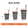 Cavllson Reusable Insulated Neoprene Iced Coffee Sleeves & Coffee Cup Holder, Universal Fit 16-32oz Cups for Hot/Cold Beverages - Graffiti-1 Pack Medium view 2